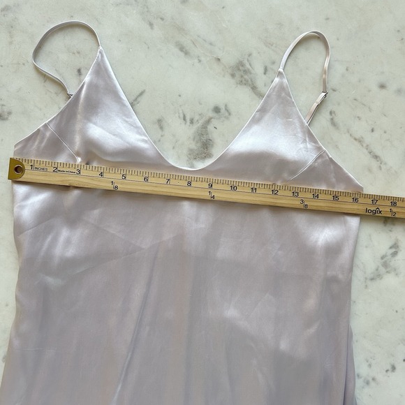 Reformation Ombré Sofia 100% Silk Slip Midi Dress Blue Lavender size 0 $278 Prom - Picture 14 of 14